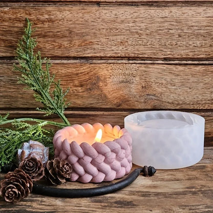 Braided Rope Candle Cup Mold