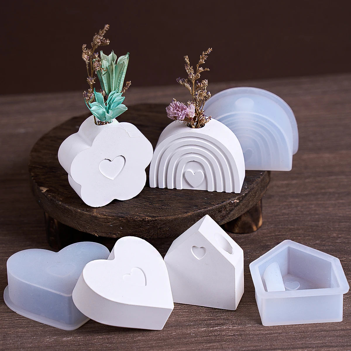 Cute Mini Vase Silicone Mold