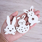 Easter Bunny Pendant Silicone Mold