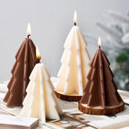 3D Folded Christmas Tree Candle Silicone Mold