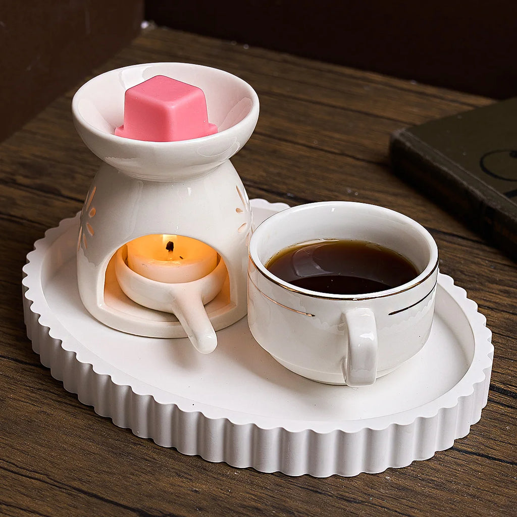 Scallop Edge Silicone Tray Molds.