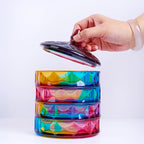 Rhombic Gem Cut Stacking Storage Silicone Mold