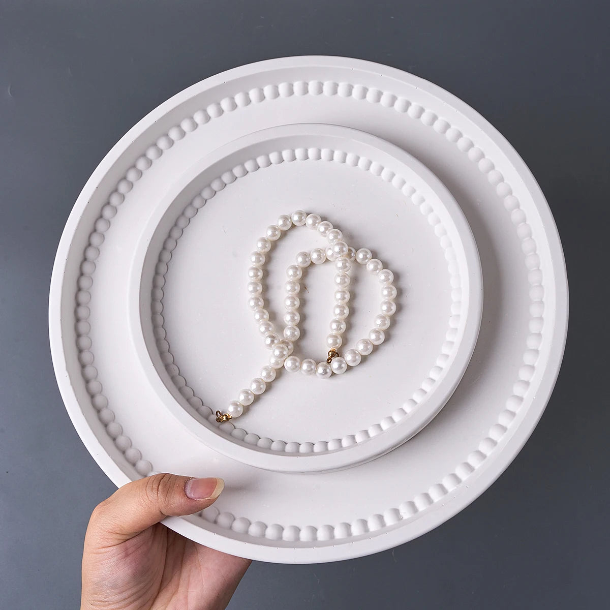 Round Bubble Bead Tray Silicone Mold.