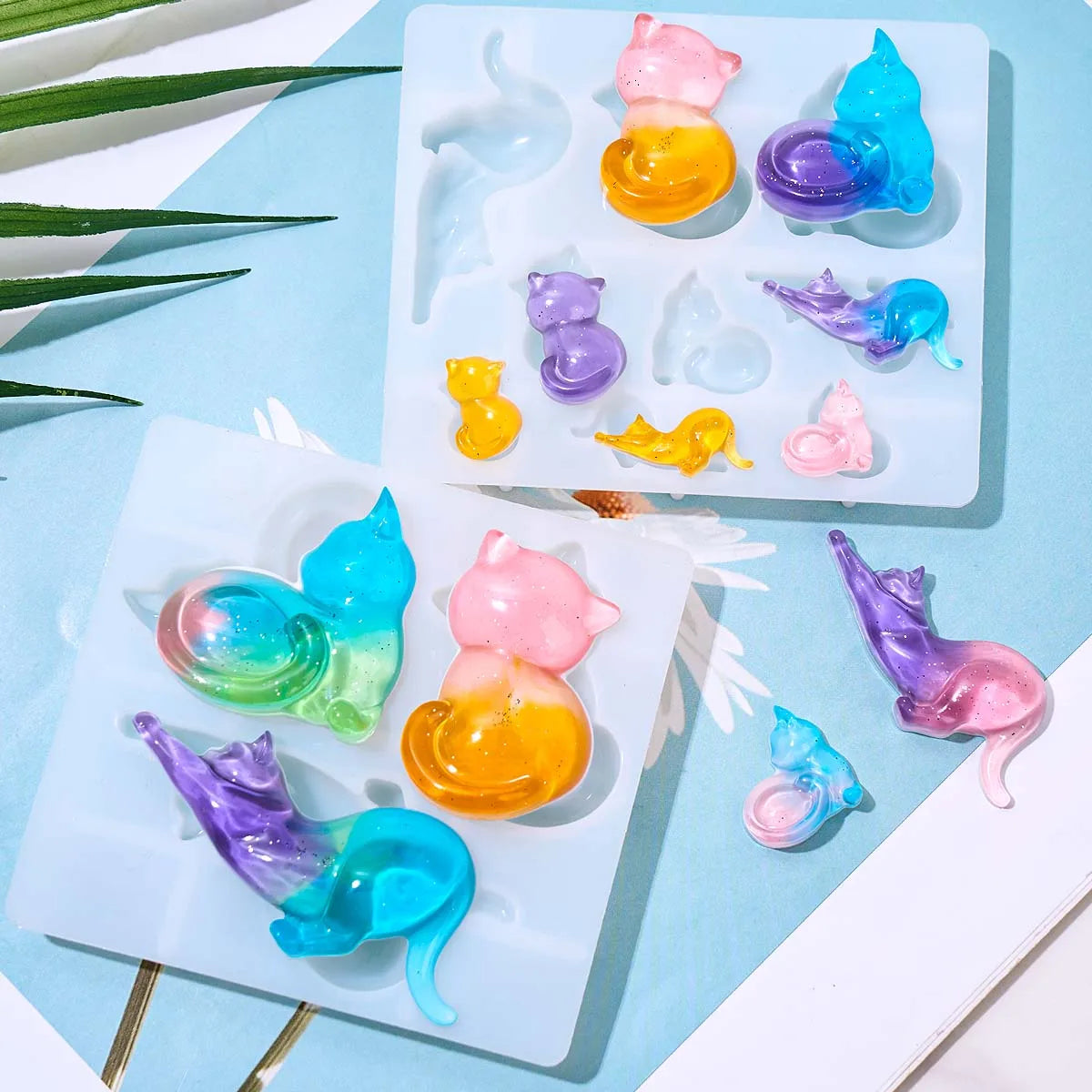 Miora Curl Cat Silicone Mold