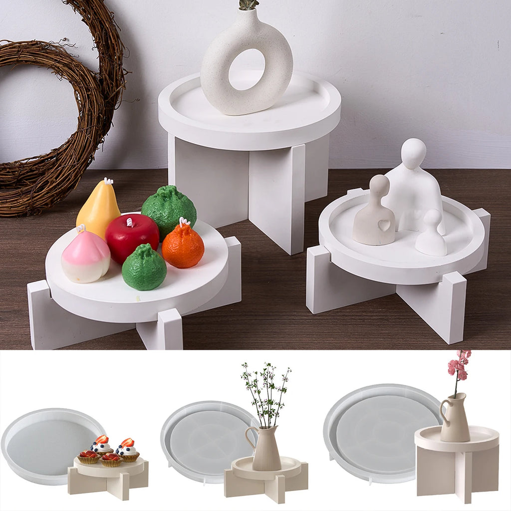 Round Display Shelf Silicone Mold.