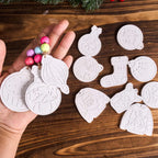 Linora Hanging Christmas Ornament Silicone Mold Set