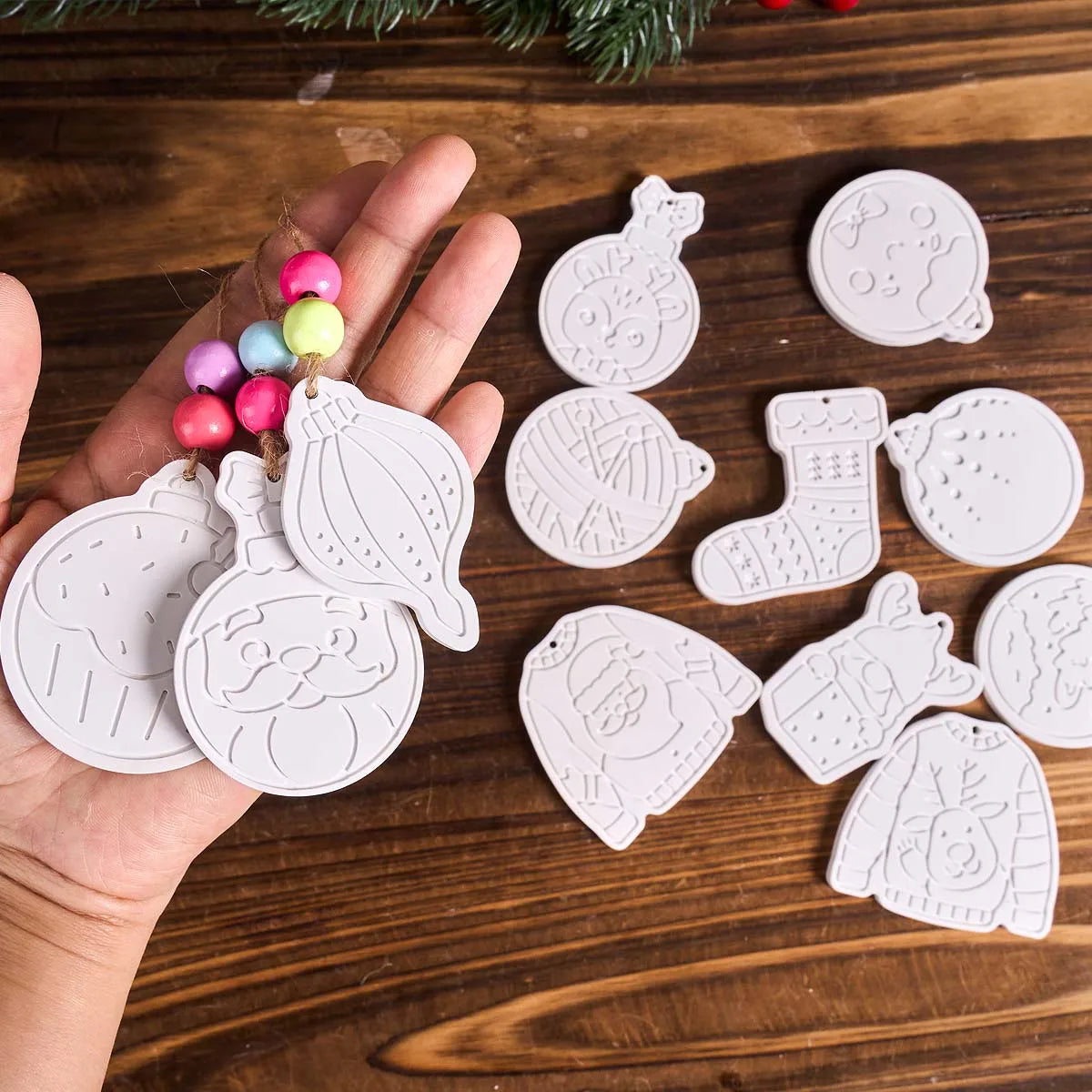 Linora Hanging Christmas Ornament Silicone Mold Set