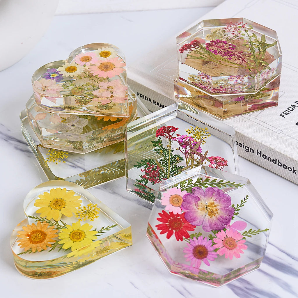 6 Cavity Deep Pour Geometric Silicone Resin Mold