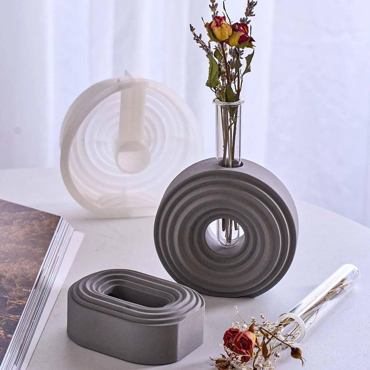 Vorla Ripple Vase Silicone Mold