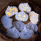 Halloween Pumpkin Silhouette Lamp Silicone Mold