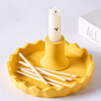 Varel Ruffle Cake Stand & Candle Holder Silicone Mold Set