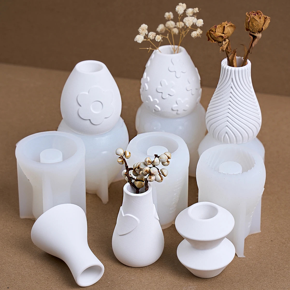 Petite Botanical Vase Silicone Mold