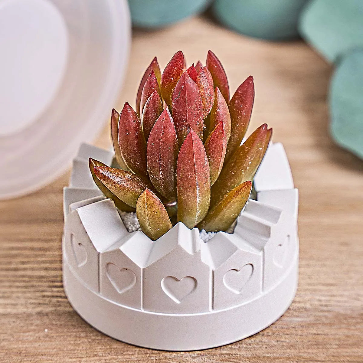 Heartkeep Castle Jar Silicone Mold