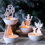 Angel Prayer Candle Holder Silicone Mold Set