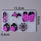 2Pcs Halloween Jewelry Silicone Mold Set