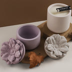 Floral Candle Cup Silicone Mold