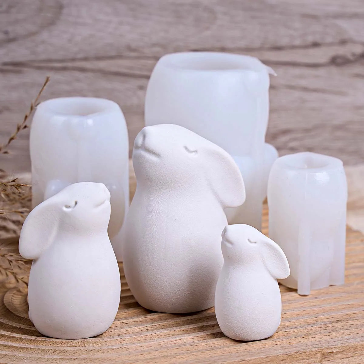 Cute Sitting Rabbit Silicone Mold