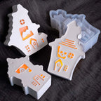 Ghostly House Ornament Silicone Mold