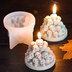 Stacked Skull Silicone Candle Mold