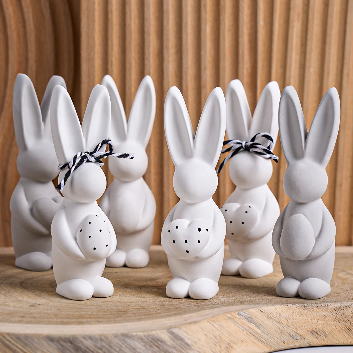 Standing Bunny Silicone Mold with Egg or Heart