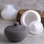 Teapot Jar with Lid Silicone Molds Set