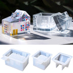 Cottage House Silicone Jar Mold