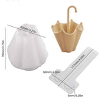 Pluvian Ribbed Umbrella Silicone Mold Set