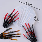 Halloween Silicone Mold Set (7pcs) – Skull, Hand, Pumpkin, Spider, Leaves