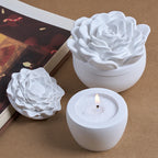Flower Candle Jar Silicone Mold for Crafts