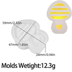 DIY Hollow Silhouette Lamp Silicone Mold.