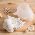 Marea Conch Shell Candle Vessel Silicone Mold