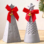 3D Christmas Tree Silicone Mold with Star Top