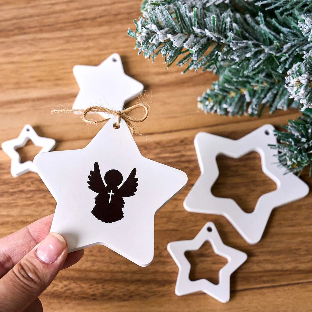 Star Ornament Silicone Mold for Christmas Tree Decorations