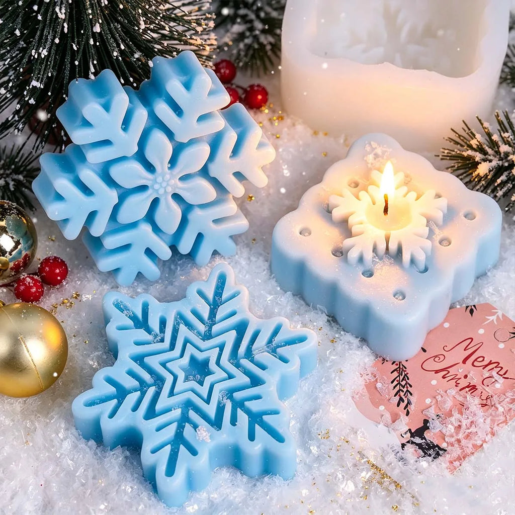 Nivora Snowflake Silicone Candle Mold