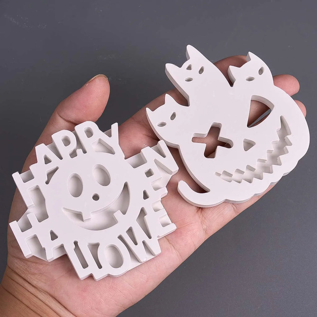 6 in 1 Halloween Pumpkin Silicone Resin Mold