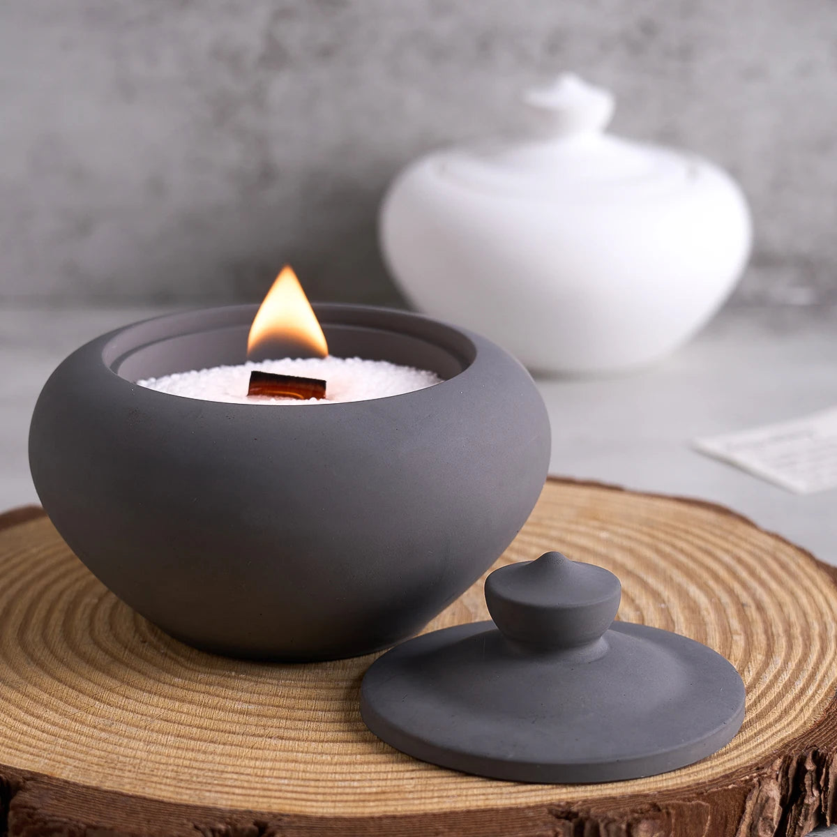 Teapot Jar with Lid Silicone Molds Set