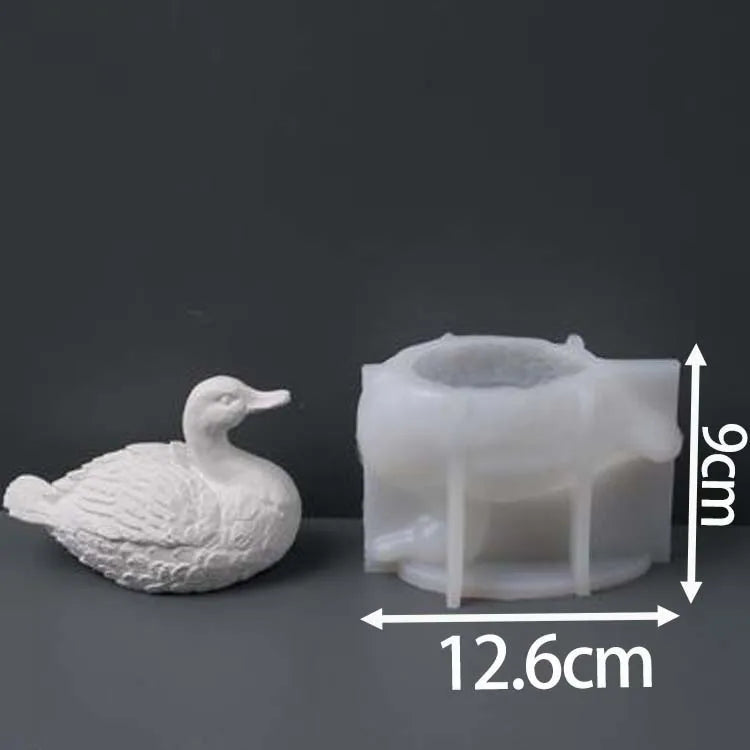 3D Duck Ornaments Silicone Mold.