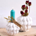 Rotating Raindrops Silicone Vase Mold