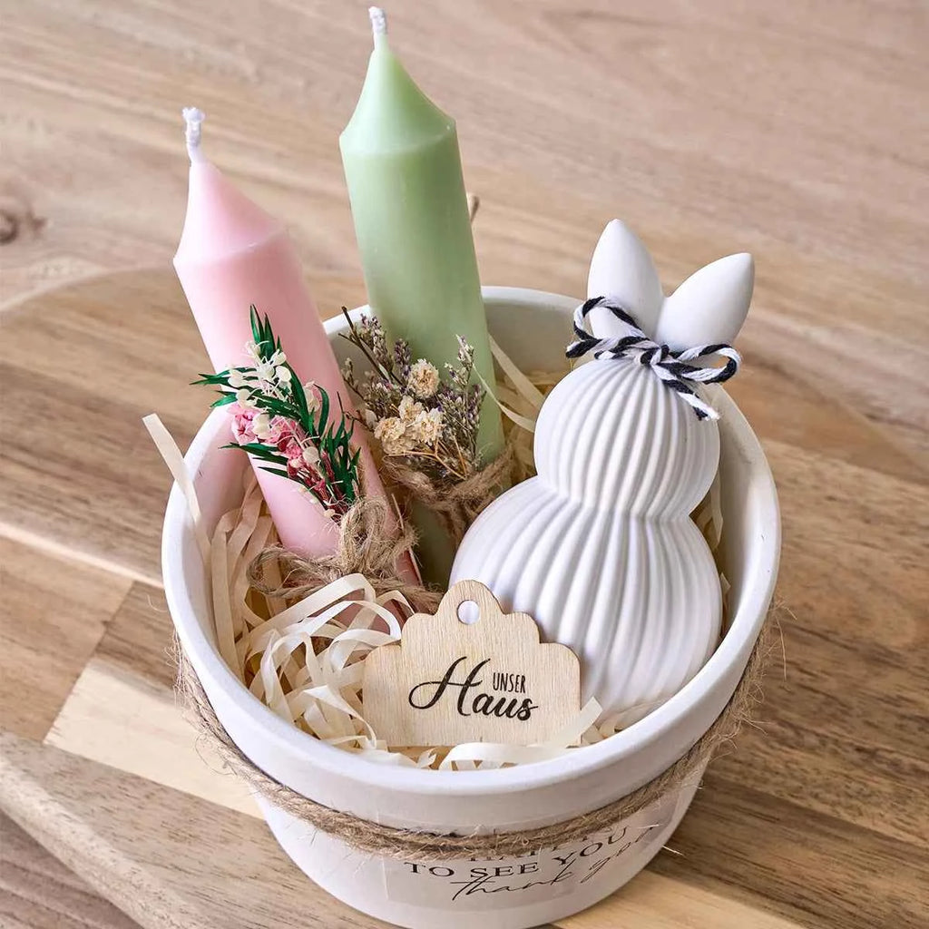 Solen Rib Bunny & Egg Silicone Mold Set