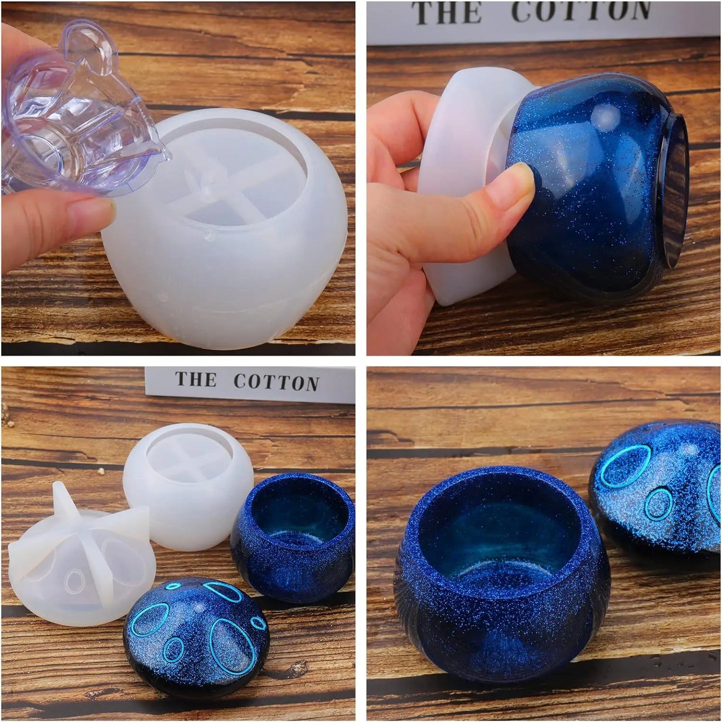 Mushroom Resin Jar Mold