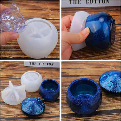 Mushroom Resin Jar Mold