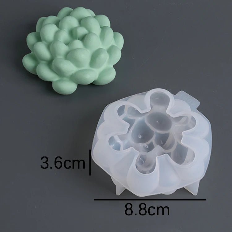 Succulent Candle Silicone Mold Series