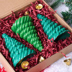 Twisted Christmas Tree Silicone Candle Mold