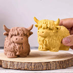 Thulan Fringe Highland Cow Silicone Mold