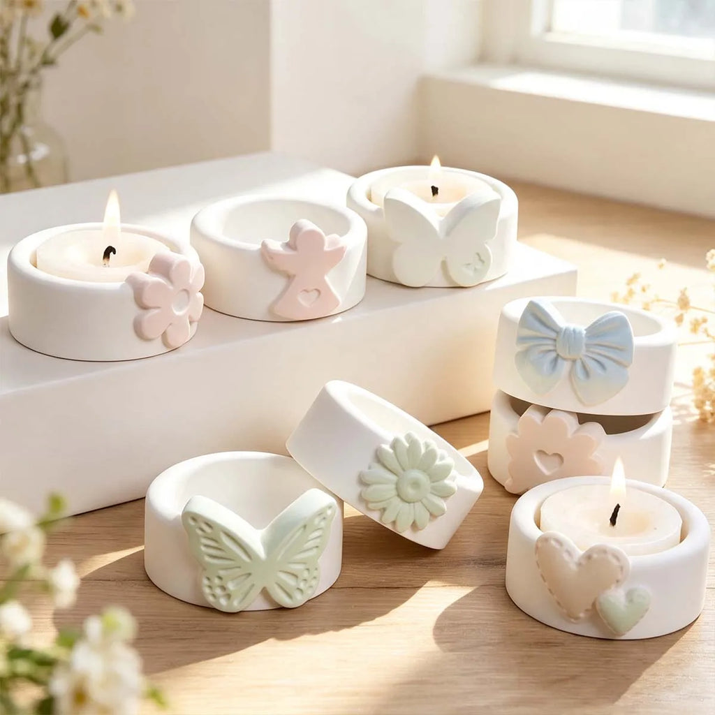 Orsana Crest Tealight Holder Silicone Mold Set