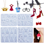 New Pendant Resin Molds - 4 Options