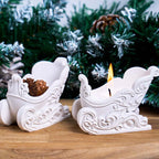 Christmas Sleigh Candle Jar Silicone Mold