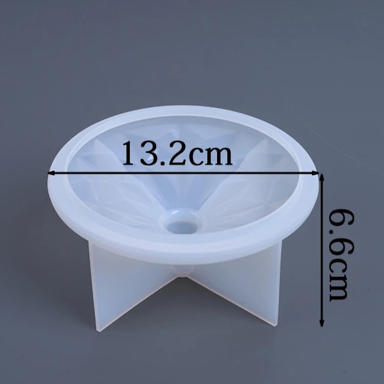 Rhombic Gem Cut Stacking Storage Silicone Mold