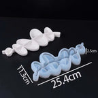 Folira Scallop Branch Tray Silicone Mold