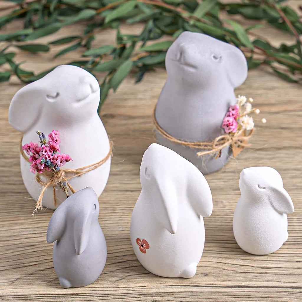 Cute Sitting Rabbit Silicone Mold